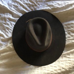 Brixton wide brim hat forest green xs, 54cm, 6 3/4